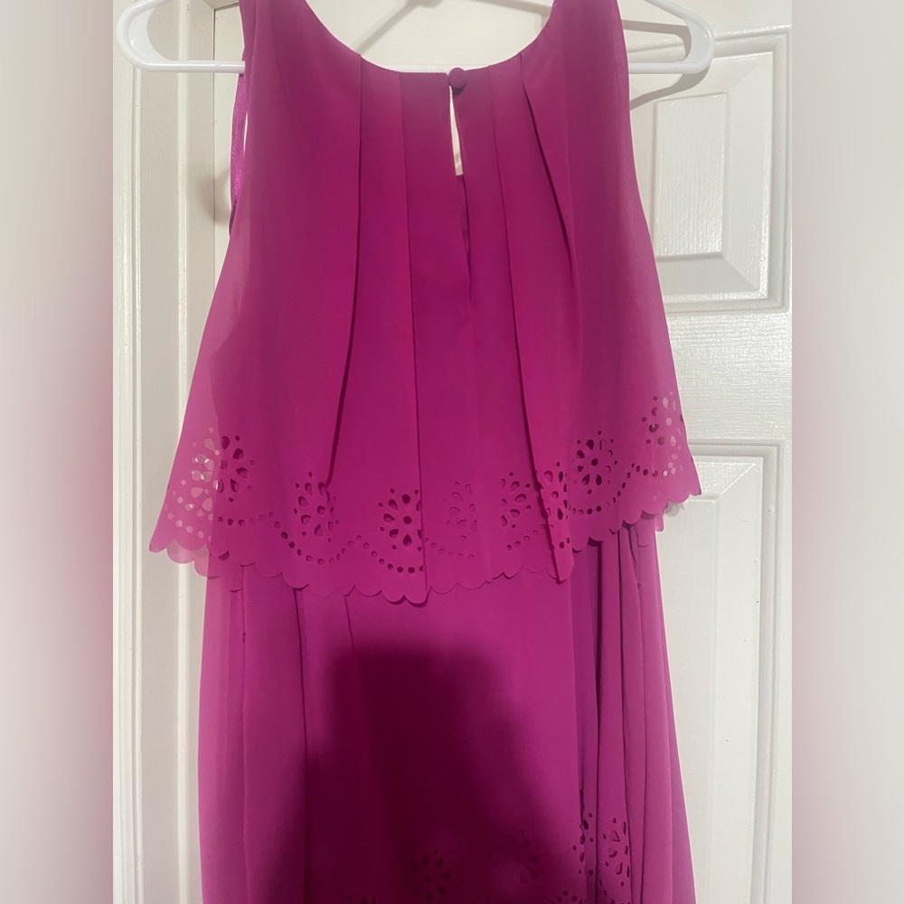 Fuchsia sleeveless dress